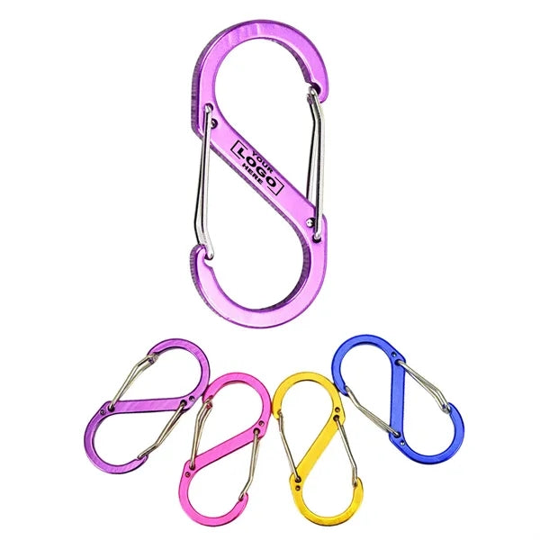 S-Shaped Aluminum Alloy Steel Wire Mountaineering Carabiner