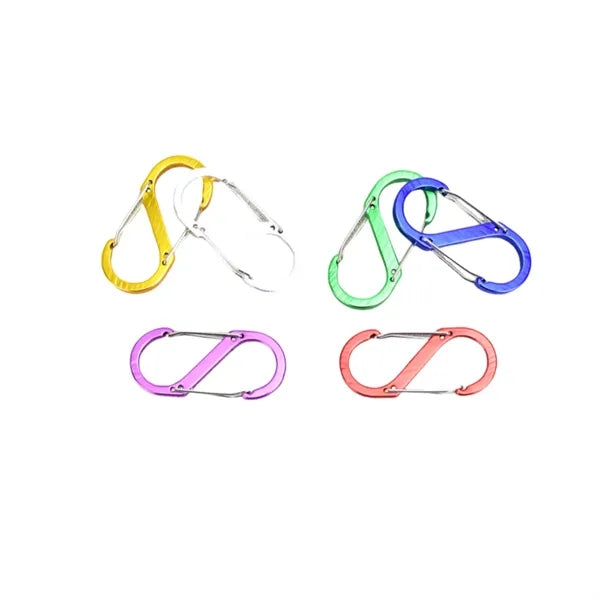 S-Shaped Aluminum Alloy Steel Wire Mountaineering Carabiner