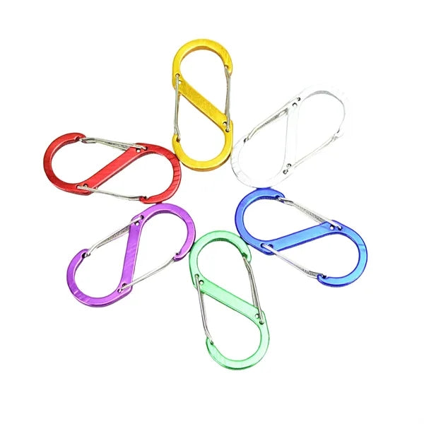 S-Shaped Aluminum Alloy Steel Wire Mountaineering Carabiner