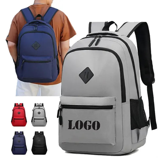 Unisex School Backpack With USB Charger