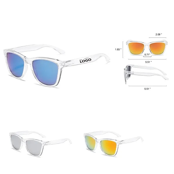 Fashionable Transparent and Colorful Sunglasses