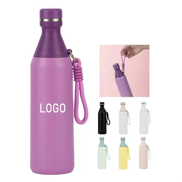 Outdoor Thermos With A Hanging Cord