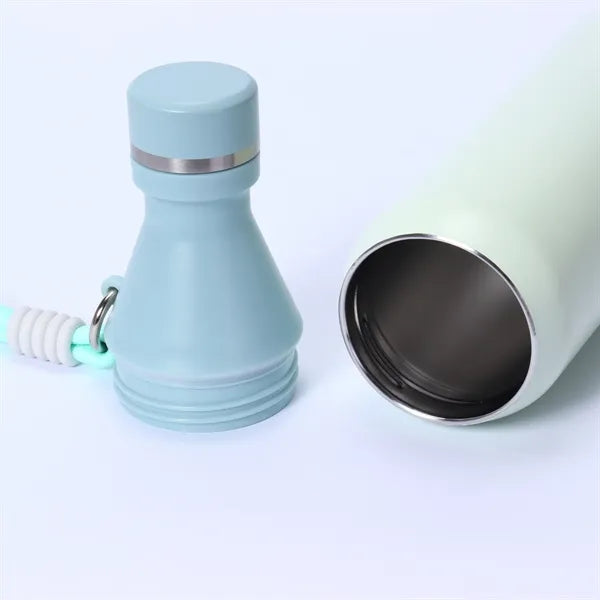 Outdoor Thermos With A Hanging Cord