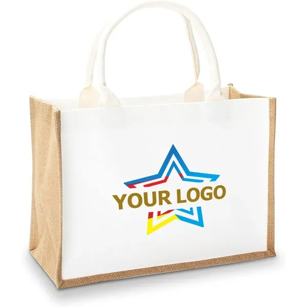 Logo Canvas/Jute Tote Bag