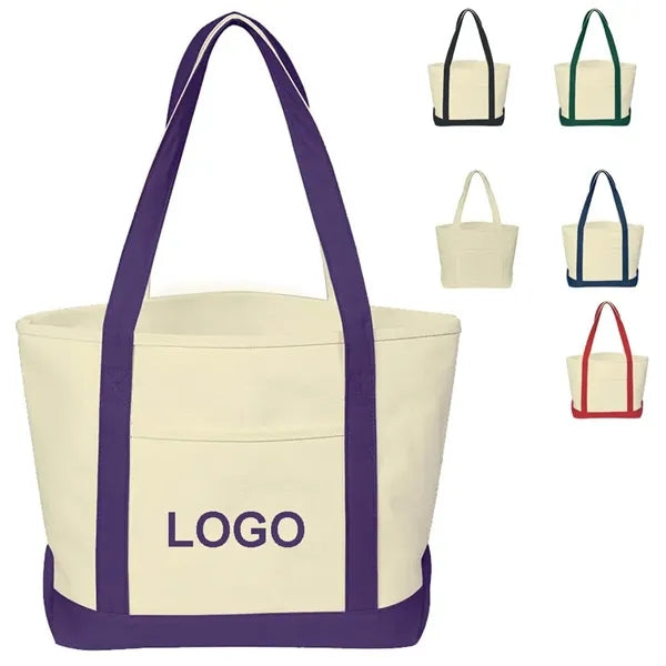 12 oz Recycled Cotton Canvas Tote bag With Gusset
