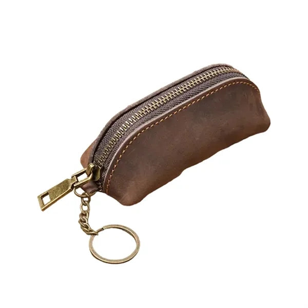 Genuine Leather Multi-Function Wallet Key Organizer