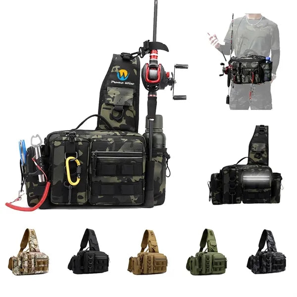 Multifunctional Waterproof Lure Fishing Shoulder Bag