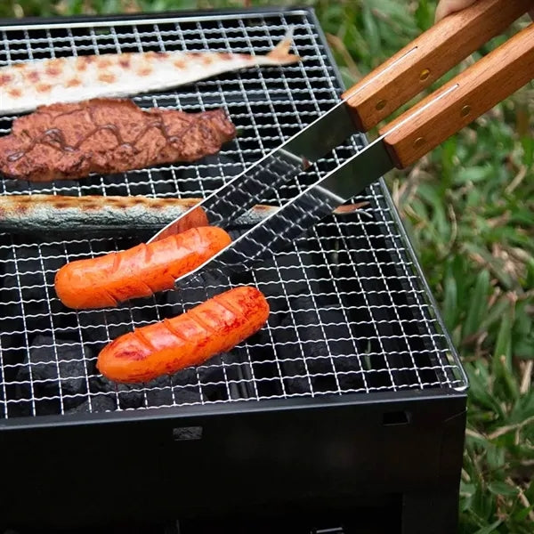 4 in 1 Portable BBQ Grilling Utensil Set with Case