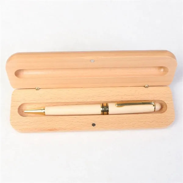 Pen And Pencil Set In Maple Wood