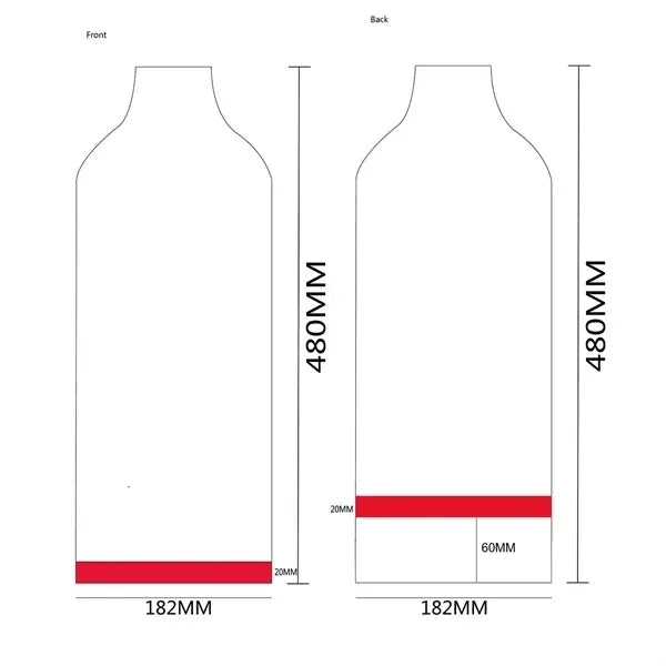 Travel Wine Gift Bag - Leakproof with PVC Bubble Protection