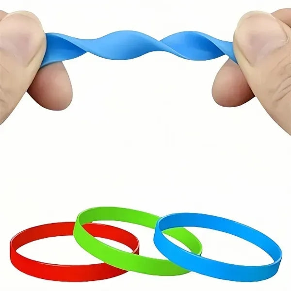 Colorful Silicone Wristbands - Variety Pack