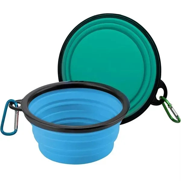 Portable Pet Bowl - Collapsible Design for Travel