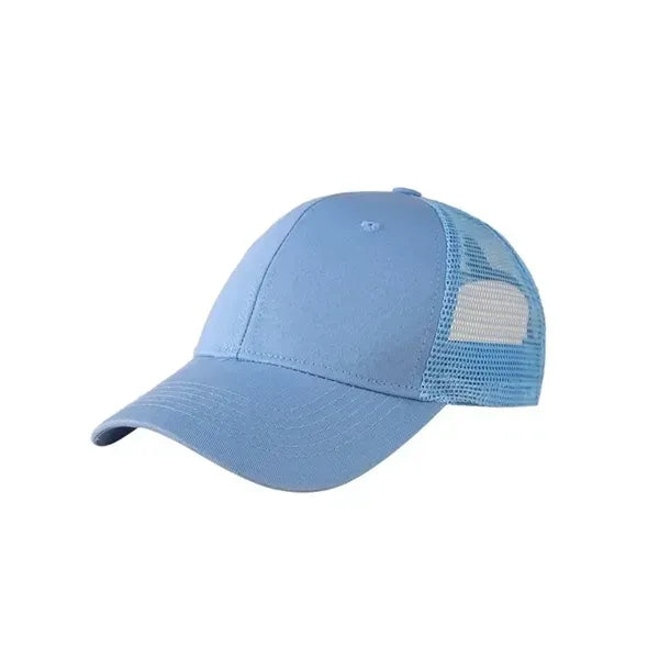 Cotton Semi-Net Truck Cap - 6 Panel Structured Design
