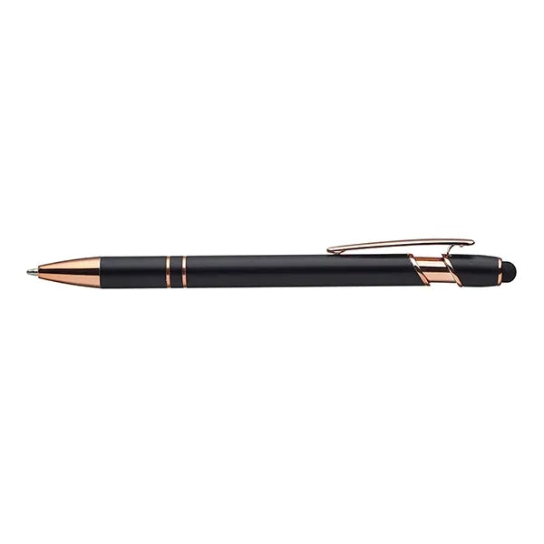 Metal Stylus Pen with Rose Gold Trim