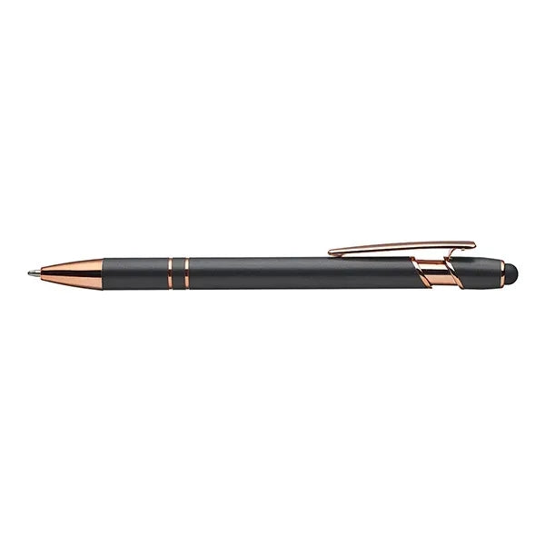 Metal Stylus Pen with Rose Gold Trim
