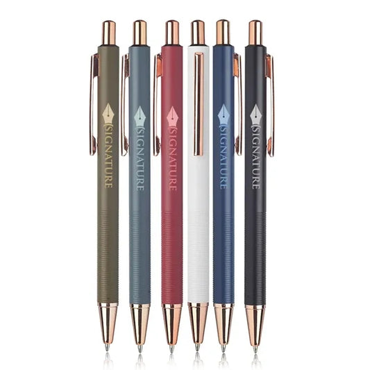 Ridge Click Metal Pen
