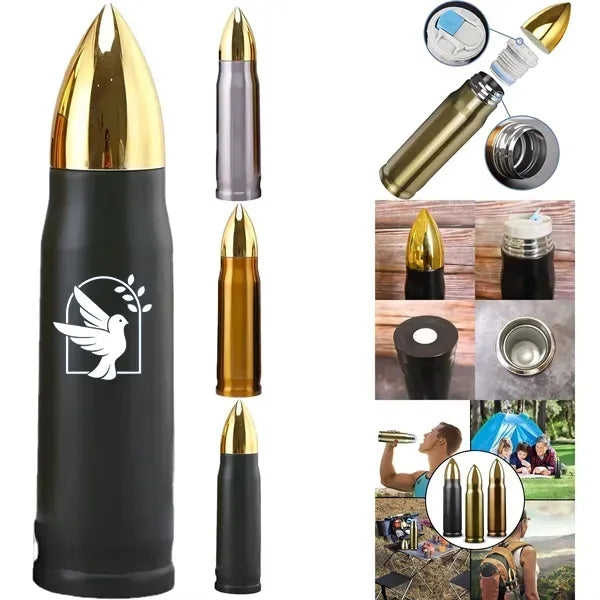 17oz Bullet Water Bottle Tumbler