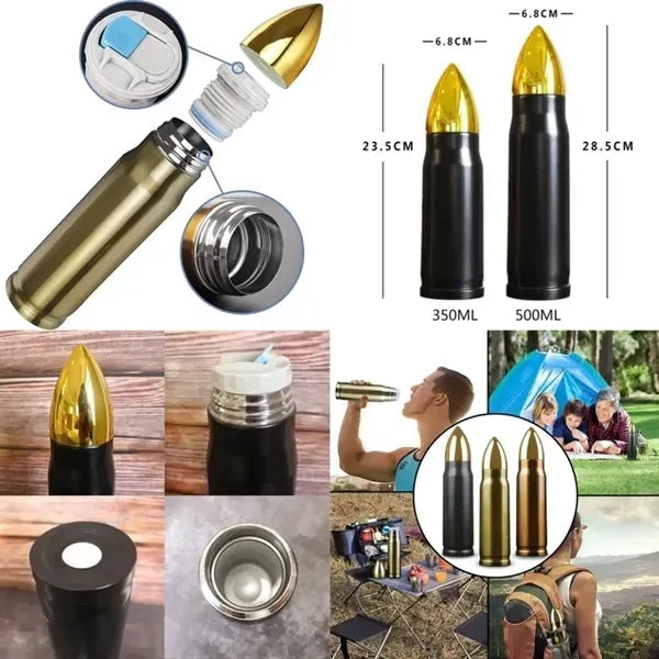 17oz Bullet Water Bottle Tumbler