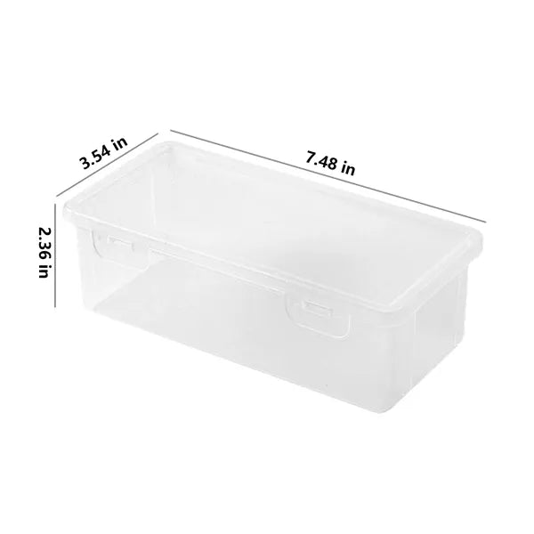Clear Large-Capacity Stationery Storage Box