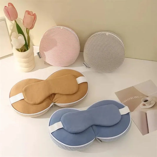 2-in-1 eye mask neck pillow