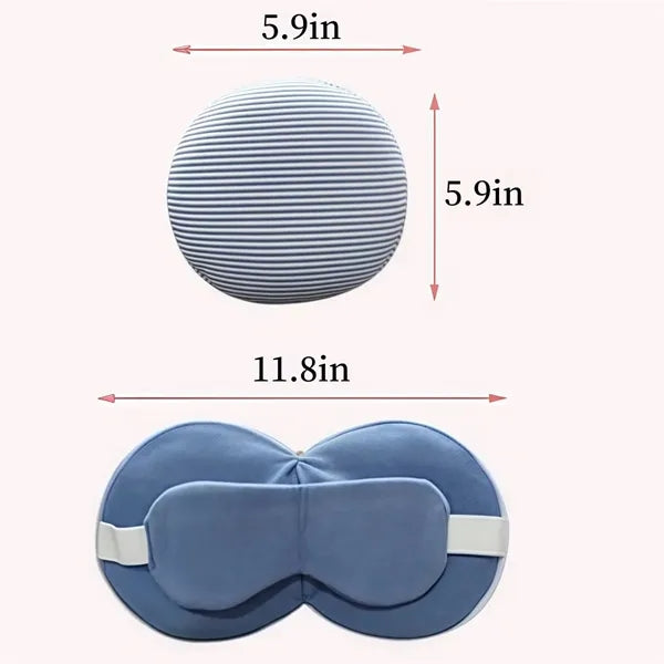 2-in-1 eye mask neck pillow