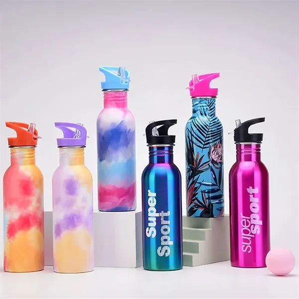 25oz Tie-Dye Stainless Steel Sport Bottle