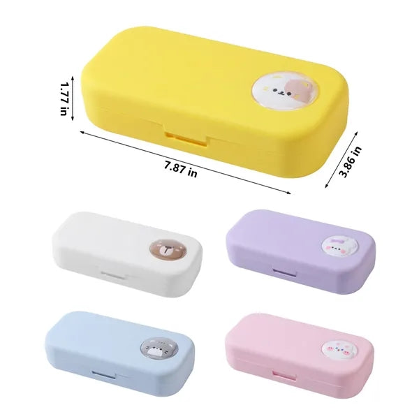 Large Capacity Double-Layer Pencil Case