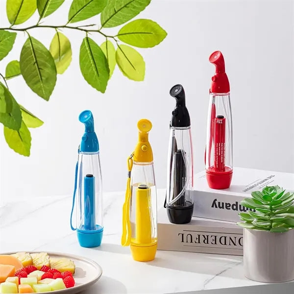 Portable Hydrating Spray Bottle With Pump Carrying Ring