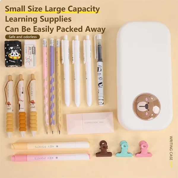 Large Capacity Double-Layer Pencil Case