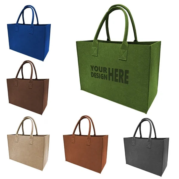 Large Capacity Felt Tote Bag