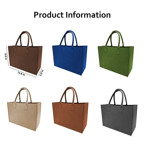 Large Capacity Felt Tote Bag
