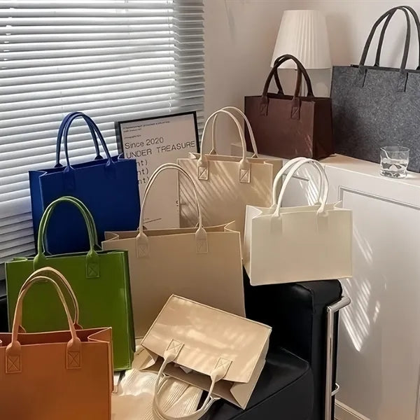 Large Capacity Felt Tote Bag