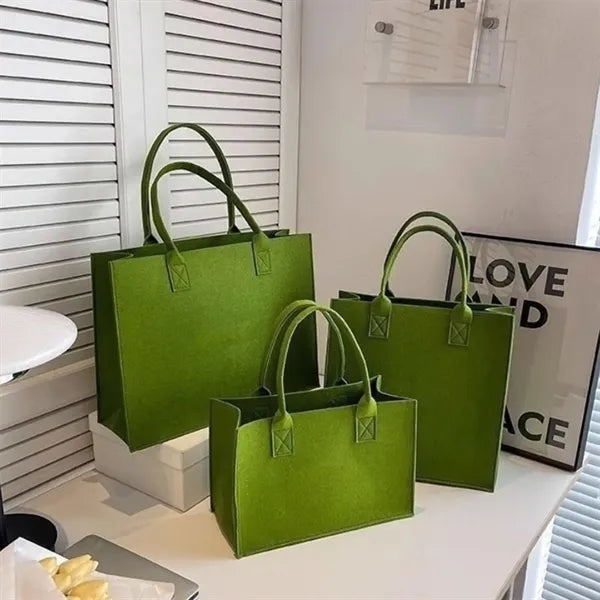 Large Capacity Felt Tote Bag
