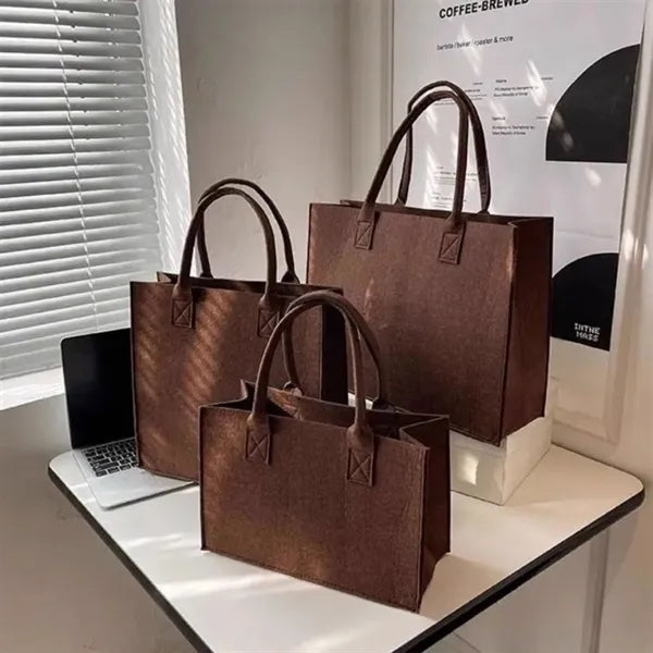 Large Capacity Felt Tote Bag