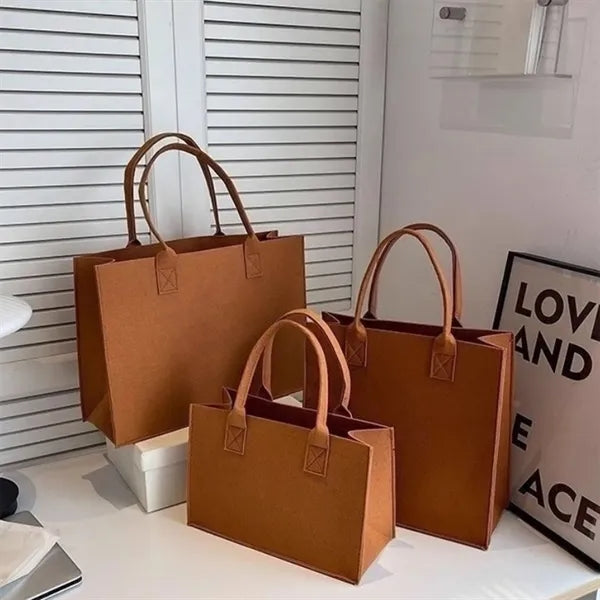 Large Capacity Felt Tote Bag