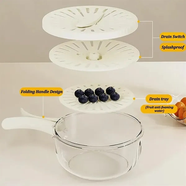 Draining Bowl With Cover