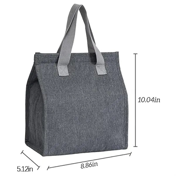 Portable Insulated Kids Lunch Box Aluminum Foil Tote Bag