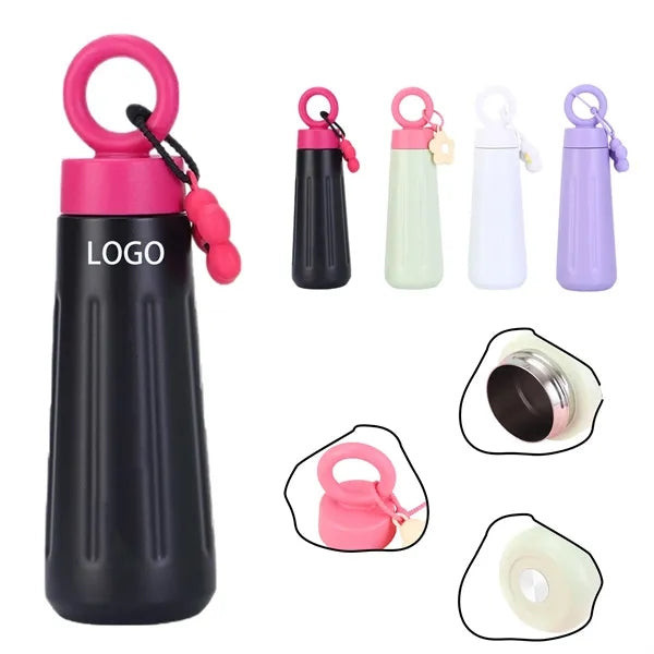 15 oz Petal shaped Stainless Steel Insulated Water Bottle