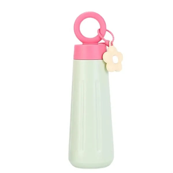 15 oz Petal shaped Stainless Steel Insulated Water Bottle
