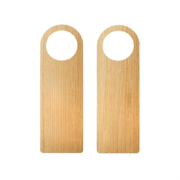 3.15" x 9.45" Wooden Double Sided Door Hanger Sign