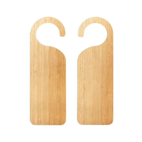 3.15" x 9.45" Wooden Double Sided Door Hanger Sign