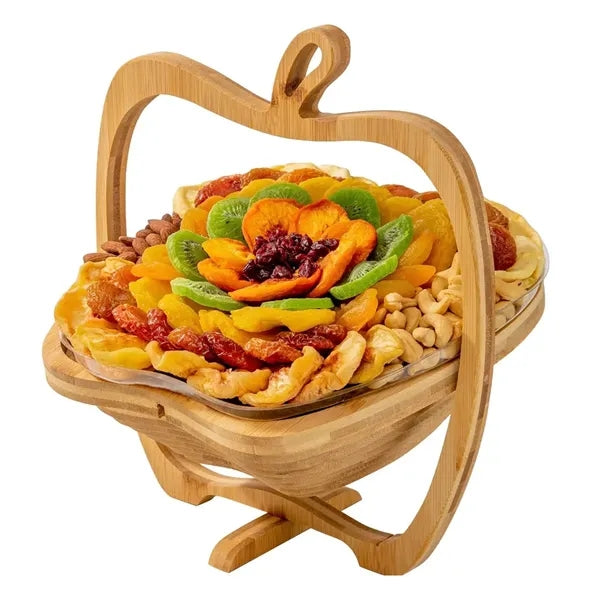 Foldable Thickened Eco-Friendly Bamboo Fruit Basket
