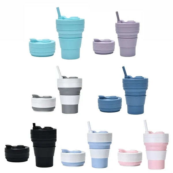 12oz Collapsible Travel Silicone Cup