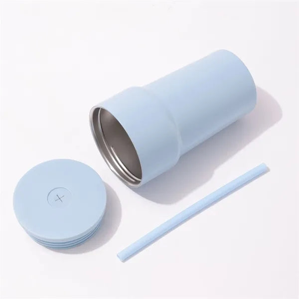 14oz Travel Coffee Tumbler With Lid and Straw