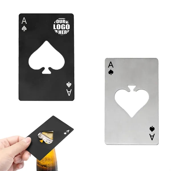 Stainless Steel Poker Shaped Bottle Opener