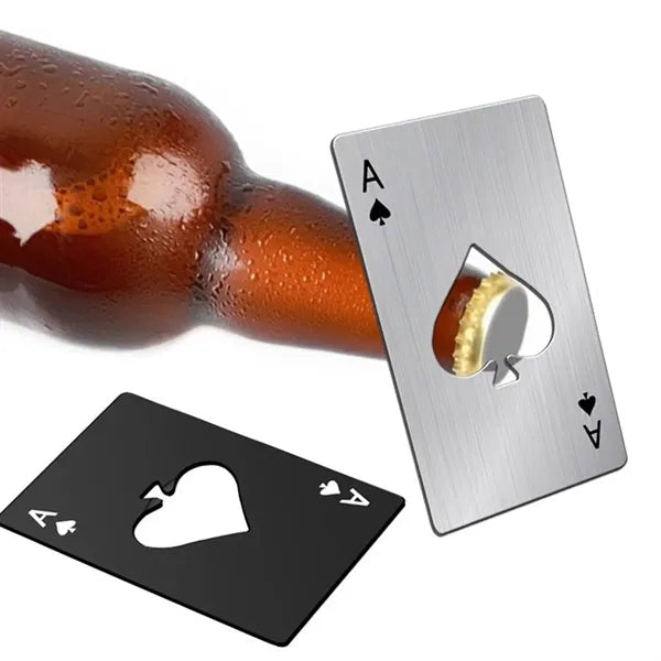 Stainless Steel Poker Shaped Bottle Opener