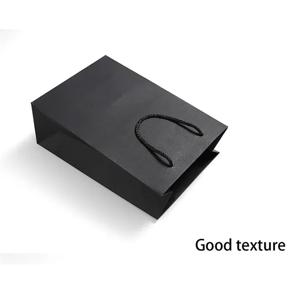 Thickened Black Card Load-Bearing Three-Dimensional Gift Bag
