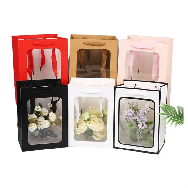 Environmentally Friendly Transparent Gift Bag With Window