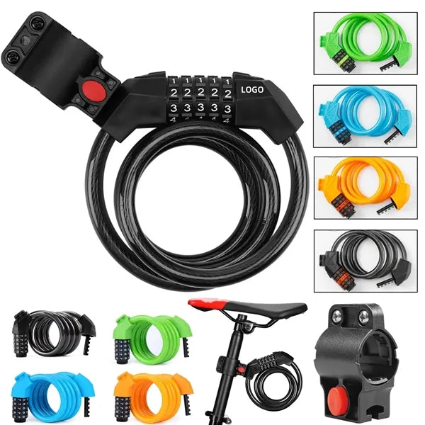 Bike Lock Cable with Combination