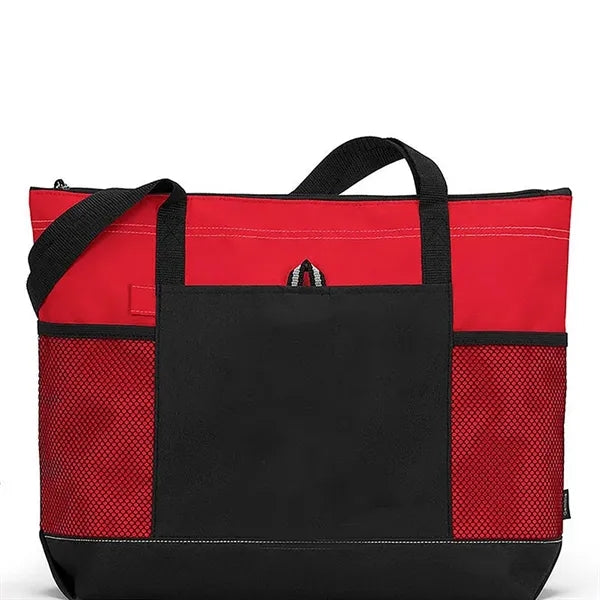 600D Oxford Zippered Tote Bag